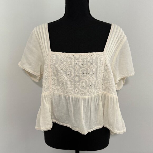 American Eagle Outfitters Cream Blouse - Picture 11 of 11